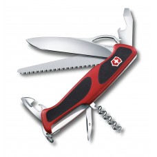 Нож перочинный Victorinox RangerGrip 79 130мм 12 функций красный / черный
